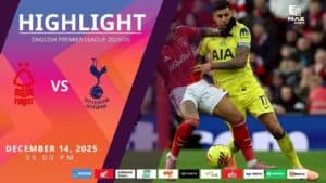 [Highlight] PremierLeague น็อตติ้งแฮม ฟอเรสต์ vs สเปอร์ส (14-12-68)