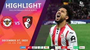 [Highlight] PremierLeague เบรนท์ฟอร์ด vs บอร์นมัธ (27-12-68)