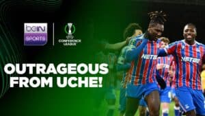 คริสแตนตุส อูเช่ ดีดไซด์ก้อยเป็นประตูให้ พาเลซ นำ คูพีเอส! UECL 25-26 โมเมนต์