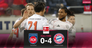 บาเยิร์นถล่มไฮเดนไฮม์ 4-0 นำโด่ง 9 แต้ม