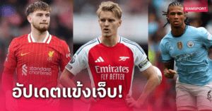 พรีเมียร์ลีกอัปเดตเจ็บล่าสุด (อัปเดต 28 ธ.ค. 15:25 GMT) ก่อนคิวเตะถัดไป