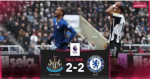เชลซีตามสองไล่เจ๊านิวคาสเซิล 2-2 เจมส์ซัดฟรีคิก